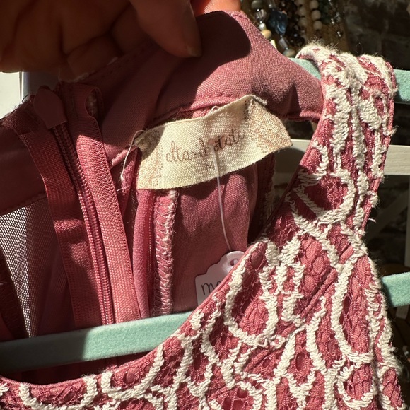 Rose Pink lace Alter’d State dress medium - Picture 3 of 3